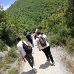 il gruppo rientra verso salerno