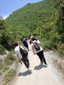 il gruppo rientra verso salerno