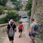 Il rientro a Salerno attraverso l'antigo borgo di canalone